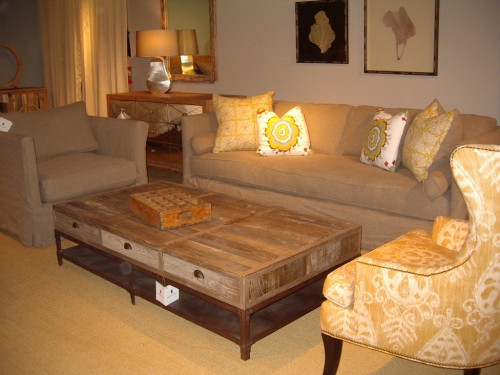 linen living room design