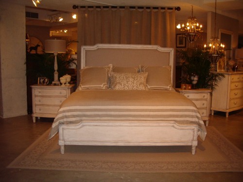 linen bedroom interior