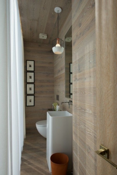 limed oak bathroom remodel