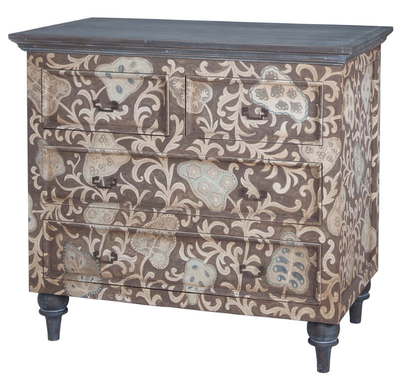 floral vine chest